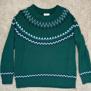 Green Holiday Sweater